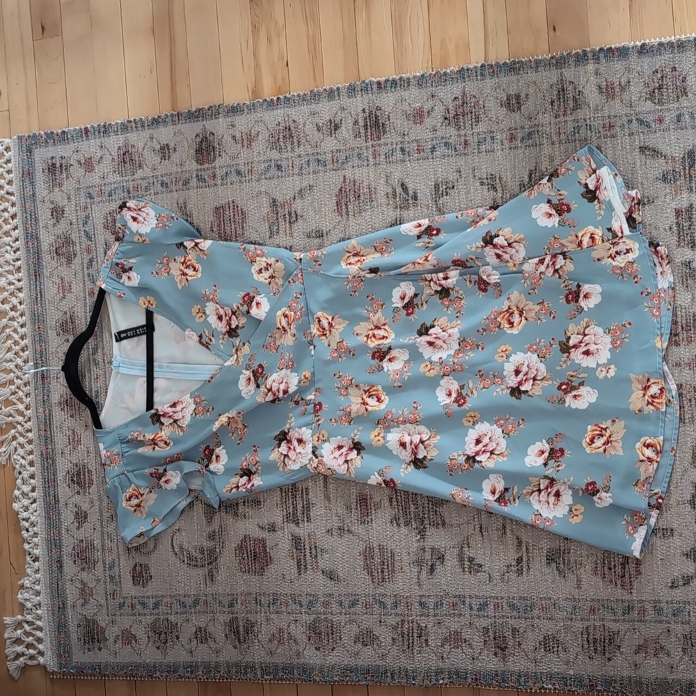 Floral mini dress